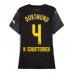 Borussia Dortmund Nico Schlotterbeck #4 Dámské Venkovní Dres 2024-25 Krátkým Rukávem